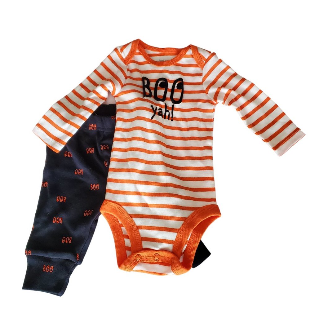 BRAND NEW Carter's Just One You Halloween onesie set. 3M, NWOT‎ (tags fell off)